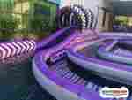 Надувная трасса «Мягкие гонки» безопасная, 16×8×3 м