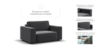 Кресло Босс Софт Модуль Вельвет Корд графит