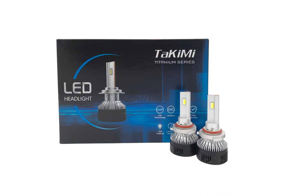 Светодиодные автомобильные LED лампы TaKiMi Progressive HB4 (9006) 6000K 12/24V