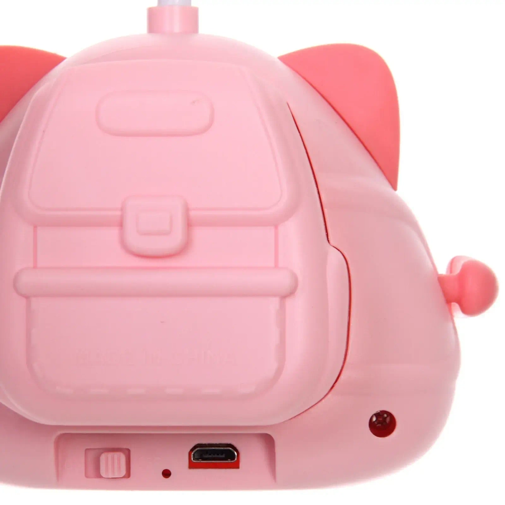 Настольная лампа «Милый котёнок» LED 11,5*8,6*31 см, USB 0.6w 5V, Розовый