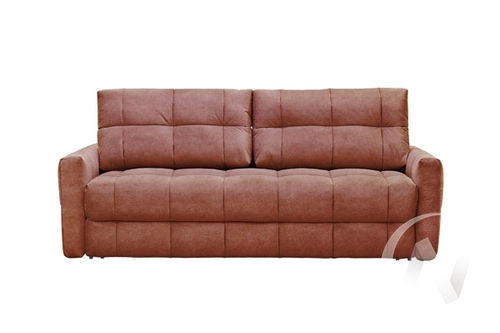 Диван прямой Аквамарин 11 (БД) SQUARE 07 (кофе с молоком)