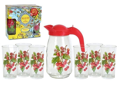 Набор для воды 7 предметов "Вишня на ветке"