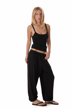 BAMBOO BLACK PANTS