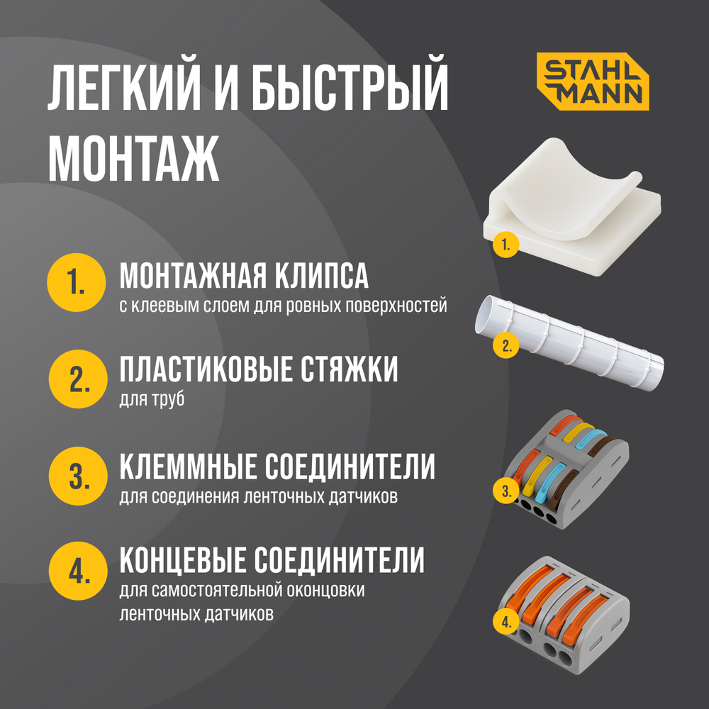 Датчик протечки воды ленточный Stahlmann TWLS 100