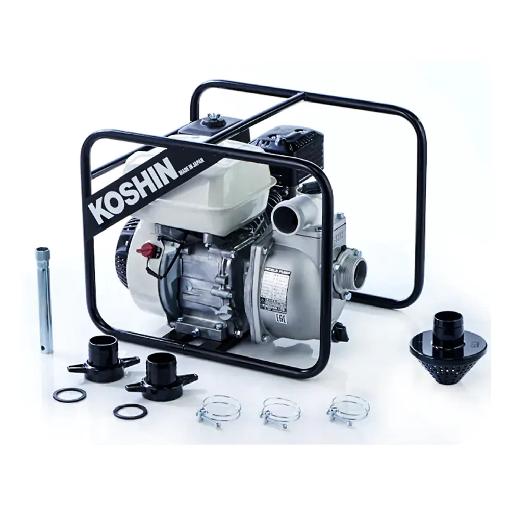 Koshin SEH-50 JP мотопомпа бензиновая 3.9 л.с, 640 л/мин, диаметр 50 мм, SEH-50JP