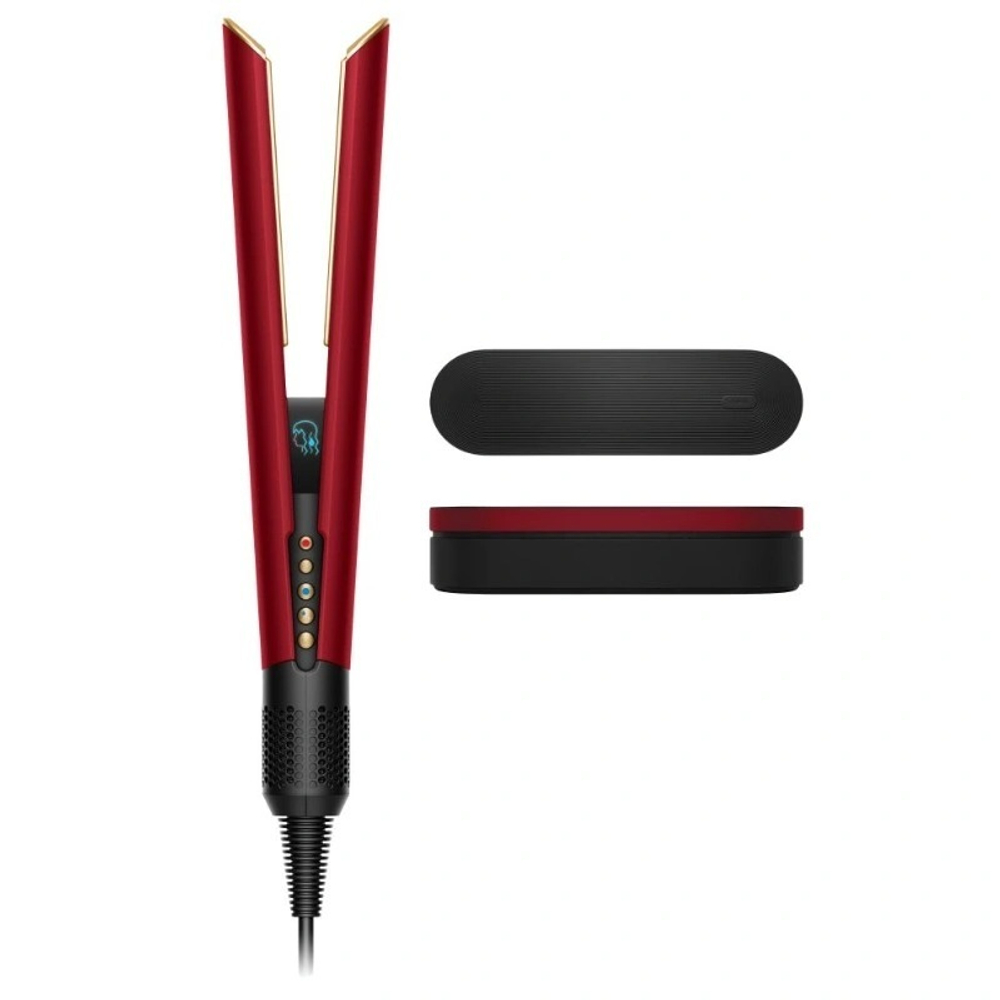 Выпрямитель для волос Dyson Airstrait Straightener HT01, Red Velvet/Gold (Подарочный кейс)