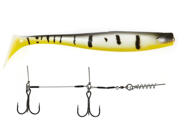 Виброхвосты LJ 3D BBS Series GIANT KUBIRA SWIM SHAD 10,3in (26,00)/PG18 1шт.+Stinger XL