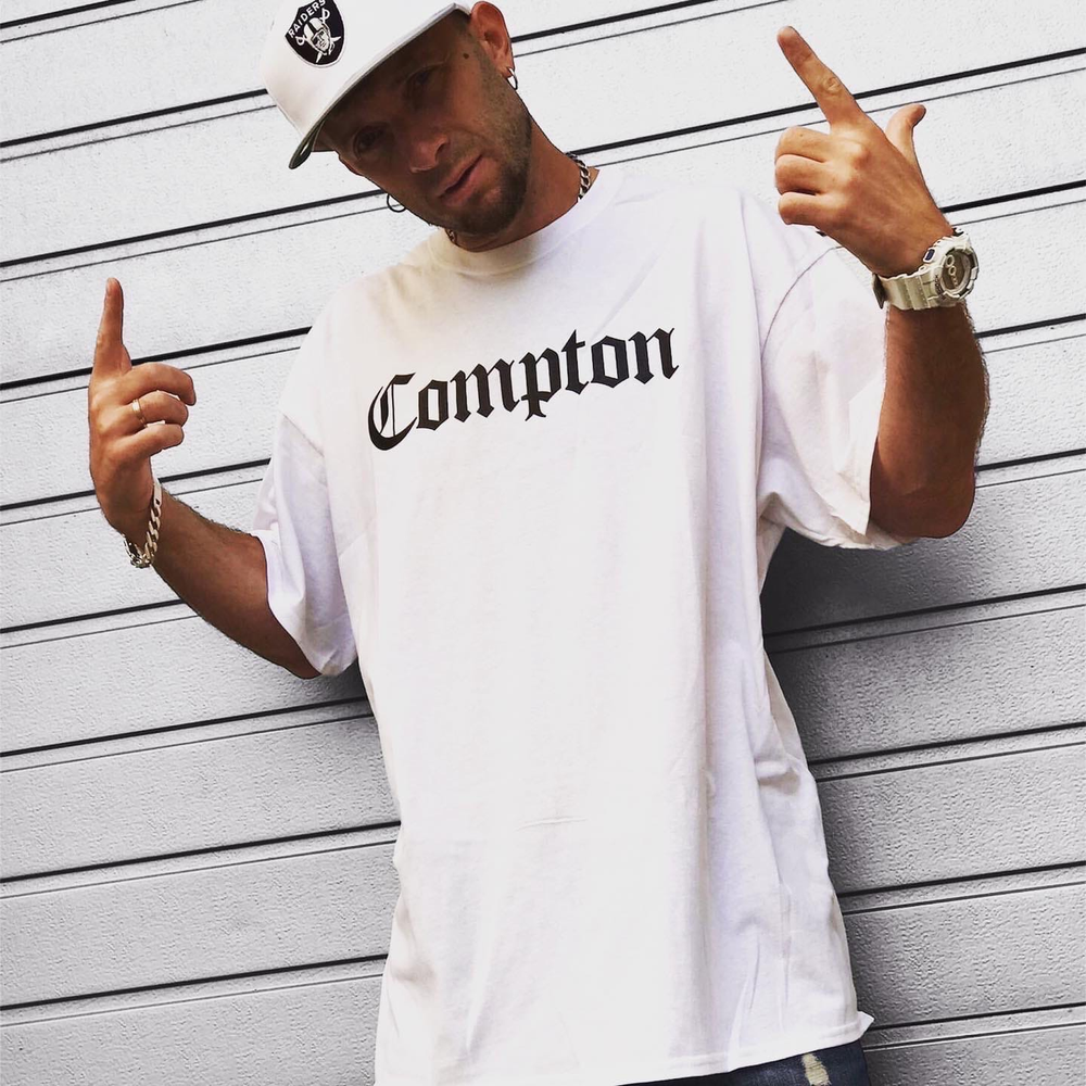 Футболка Calistyle-Compton белая