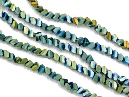 Нить бусин для украшений 4мм (ювелирное стекло)