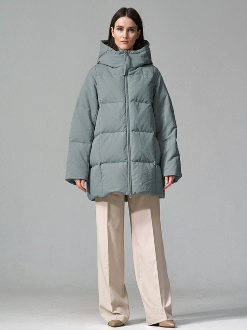 Пуховик с капюшоном, SilverFox (арт. 2245-1)