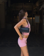 pink halter top