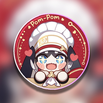 Значок "Хонкай Стар Рейл / Honkai: Star Rail - Пом-Пом"