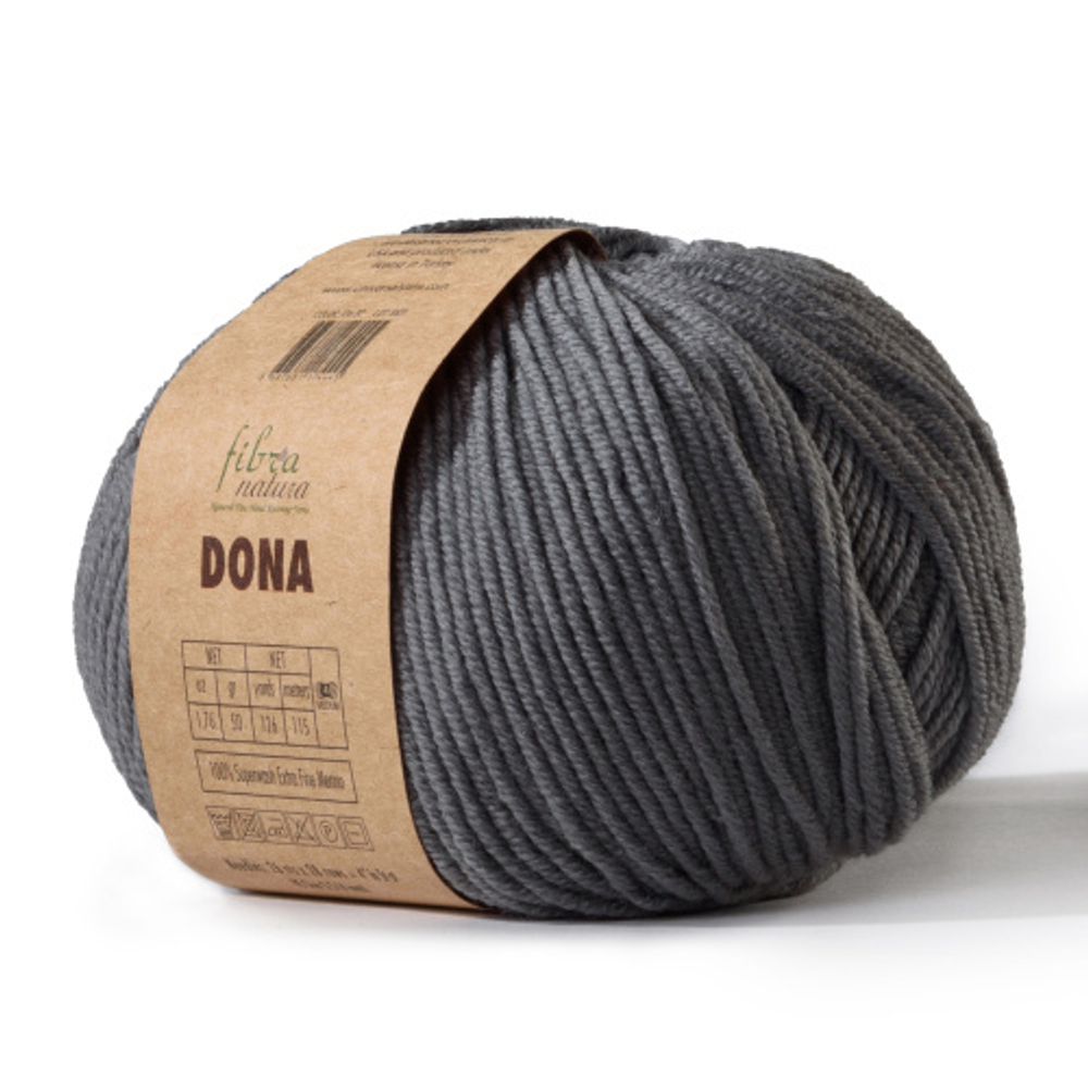 Пряжа Dona 50г, 115м, 100% меринос экстрафайн (цена за 1 шт)