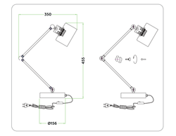 Ambrella Настольная лампа в стиле лофт Loft TR8152