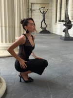 Платье-корсет Greta, Черный