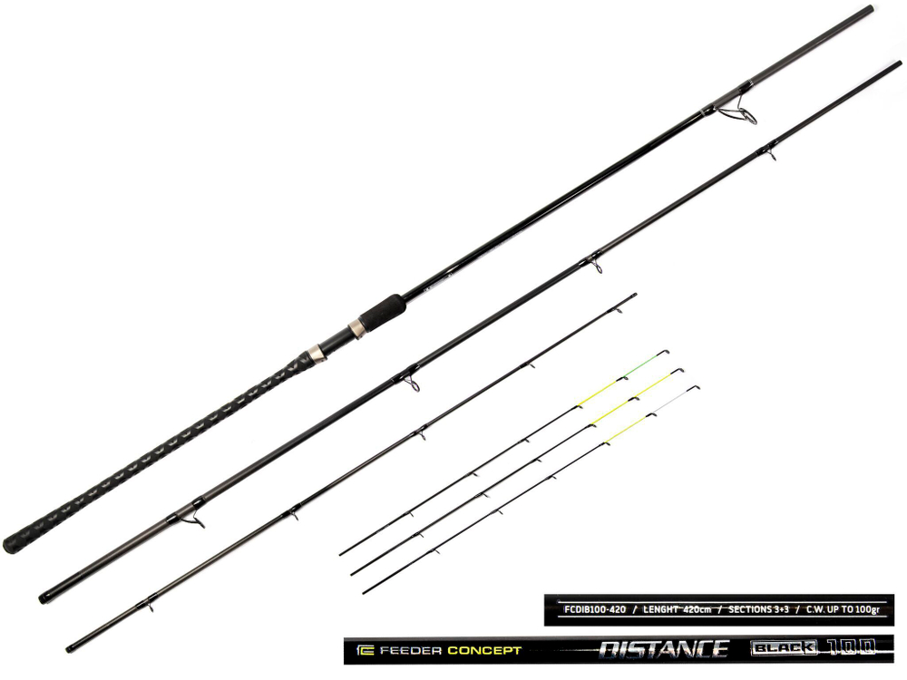 Удилище фидерное Feeder Concept Distance Black 100 4.20