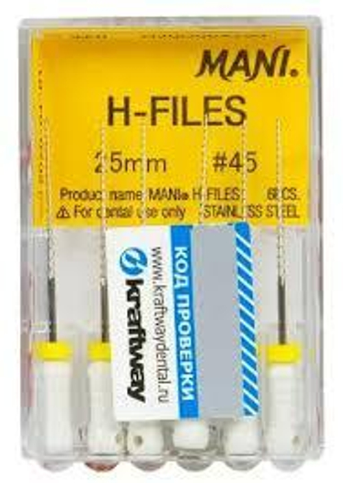 H-Files №45 MANI 6шт, 25мм