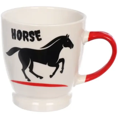Кружка керамическая 210мл «Грациозные кони», микс рисунков