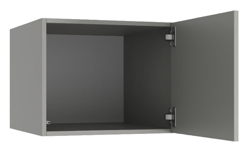 Антресоль на 1 дверный шкаф Сиэтл, серая