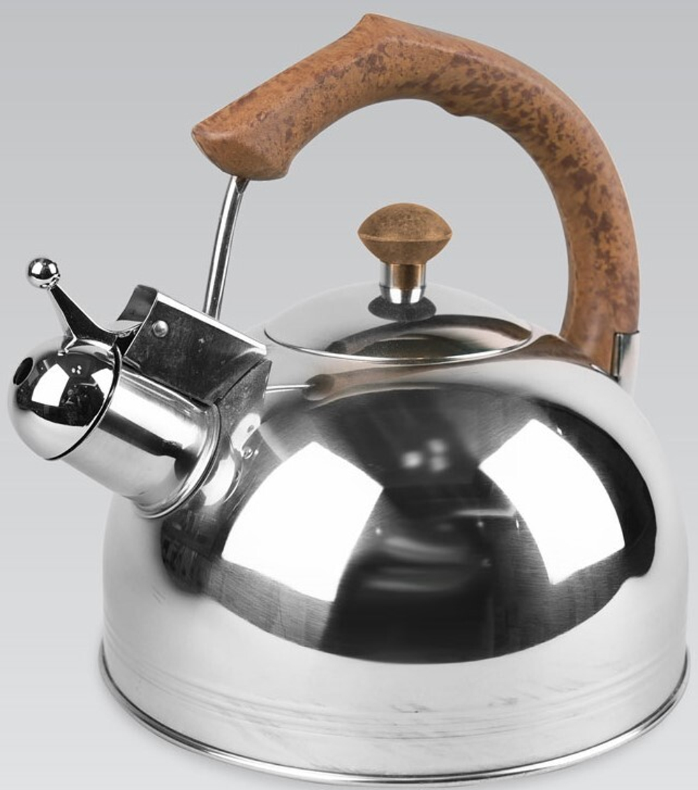 MR-1308-BROWN Чайник мет.Basic 3,5 л