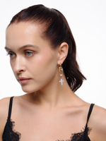 Серьги "Thorn" Cross с цирконами