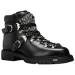 DIOR Explorer Top Grain Cow Leather Ankle Boots Men"s Black