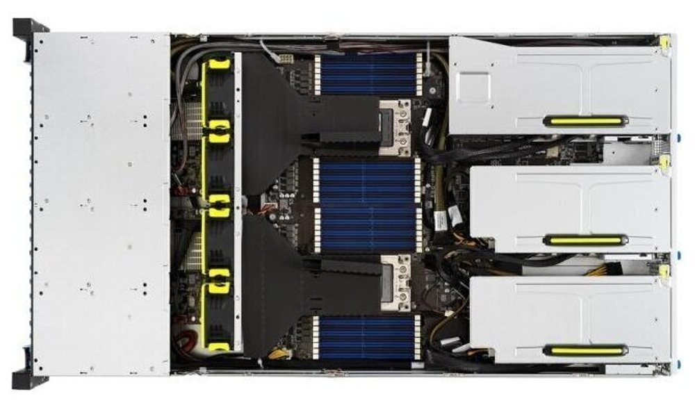 Серверная платформа 2U ASUS RS720A-E11-RS24U/10G/2.4KW/24NVMe/GPU