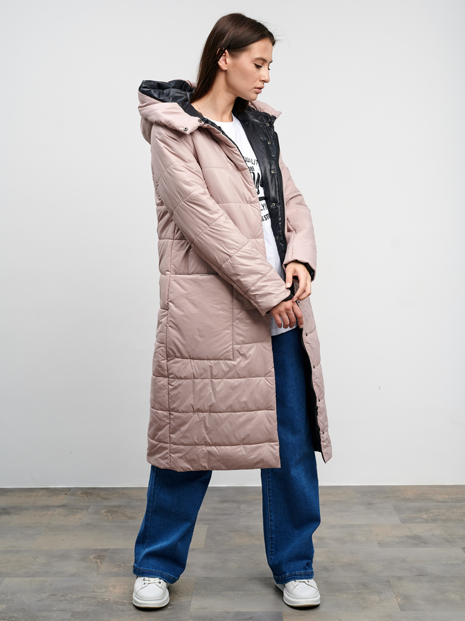 Пальто еврозима Белфаст пудра