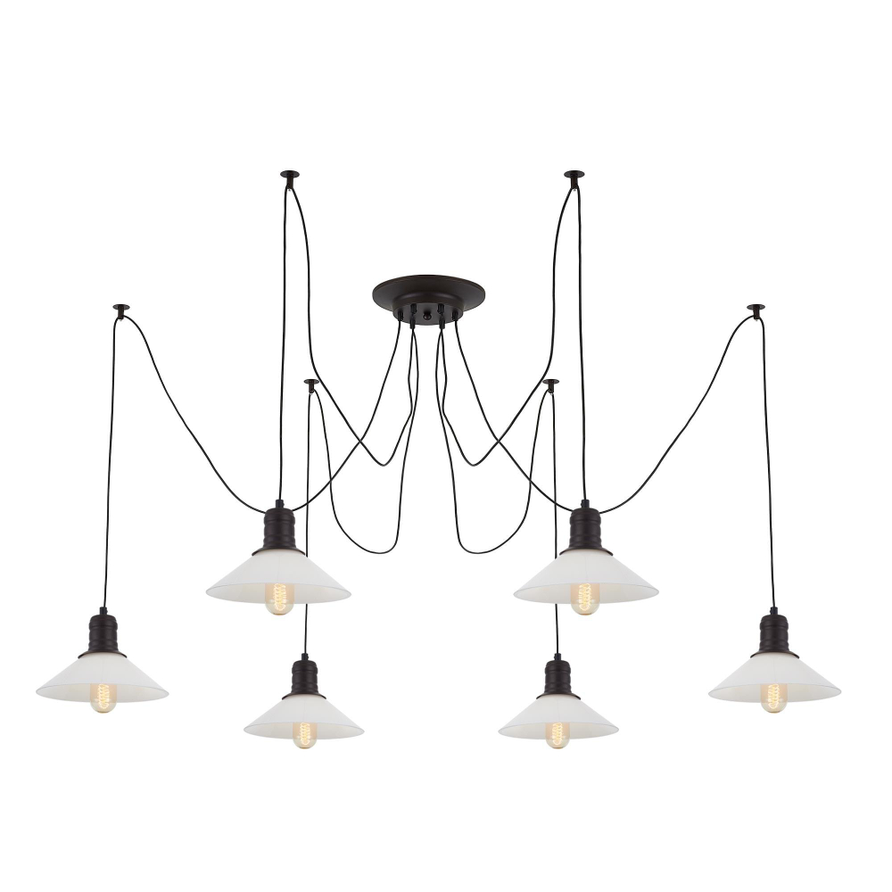 Citilux Эдисон CL451062 Люстра паук Венге