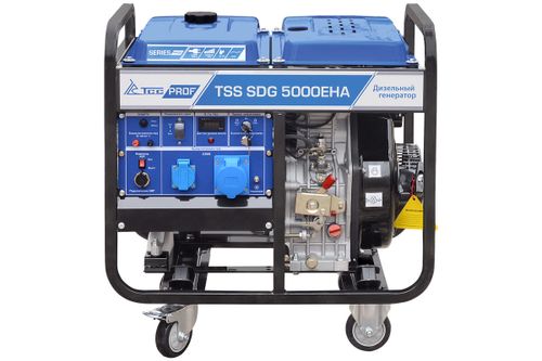 Дизель генератор TSS SDG 5000EHA - [5 кВт / 27 А] двигатель Lifan, эл. старт