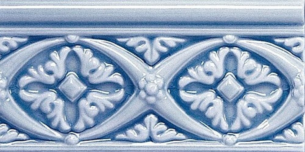 Adex Modernista Relieve Bizantino C/C Azul Oscuro 7.5x15