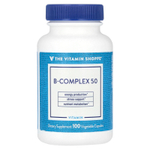 The Vitamin Shoppe, B-Complex 50, витамины группы B, 100 растительных капсул