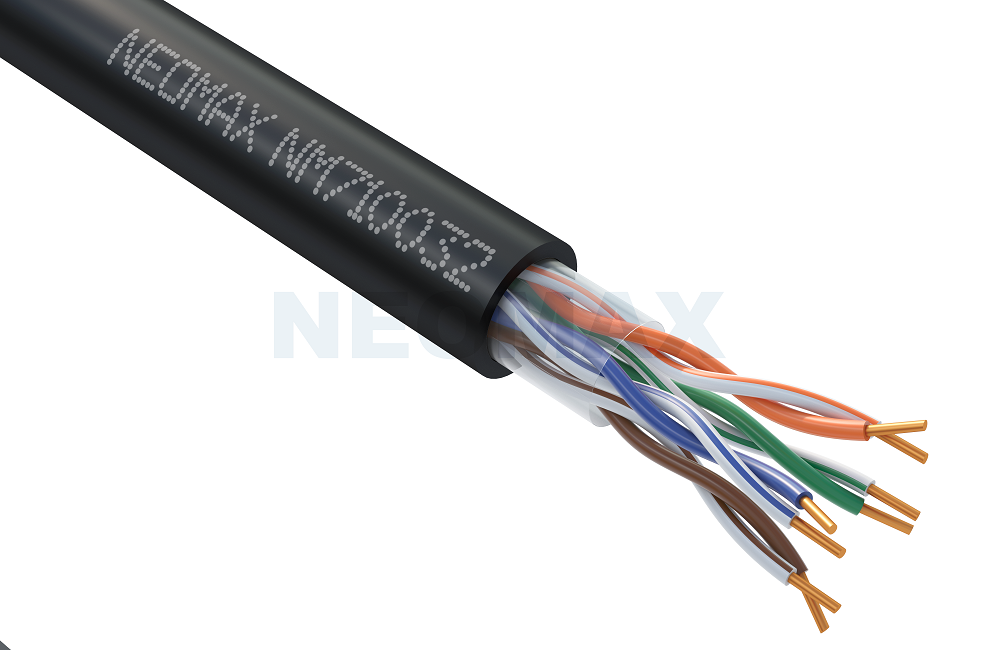 Кабель витая пара U/UTP 5e кат. 4 пары Neomax NM710032