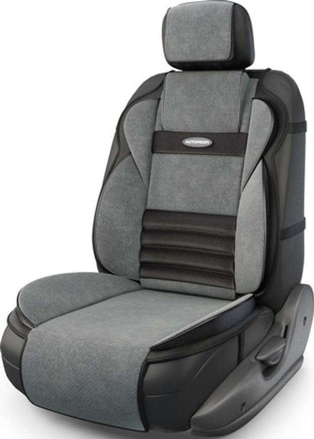Накидка на сиденье Autoprofi Multi Comfort MLT-320 BK/D.GY велюр черно/темно-серая