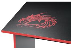 Письменный стол Эрмтрауд 110х60х75 черный / красный