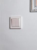 BRITE Выключатель 2-клавишный 10А в сборе ВСР10-2-0-БрЖ жемчуг IEK