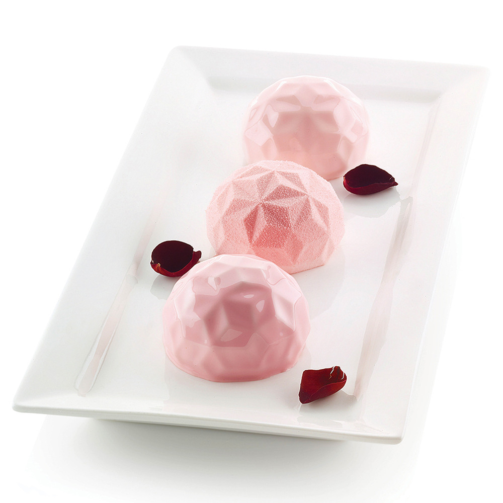 Форма силиконовая для приготовления пирожных mini gemma, 18х34 см