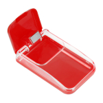 Скрепочница магнитная СТАММ, с крышкой, без скрепок, ассорти, картонная коробка