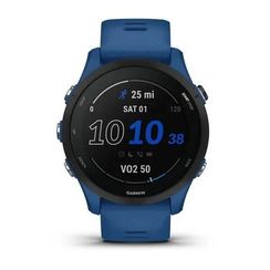 Garmin Forerunner 255 — спортивные часы с GPS и синим ремешком