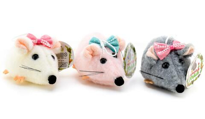 Мягкая игрушка Мышь 13см, пакет D-4528