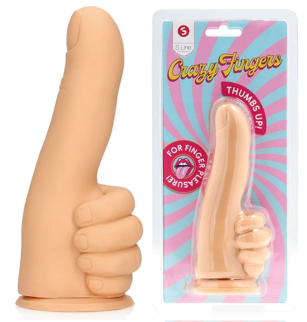 Фаллоимитатор Thumbs Up Shots Media BV, телесный, на присоске