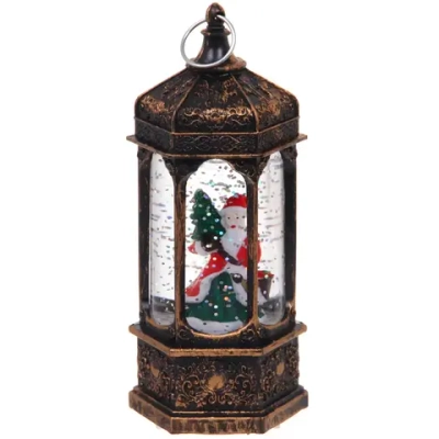 Сувенир с подсветкой «Сказочный мир - Дед Мороз» 6,4*14,5 см, Бронза (работает от батареек LR44*3)