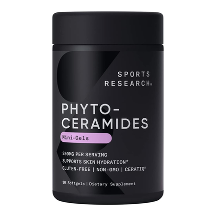 Sports Research, Фитокерамиды для увлажнения кожи, Phytoceramides skin hydration, 30 капсул