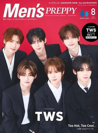 публикация Men s PREPPY (JAPAN) - 2025.08 Special Edition TWS BLACK Version