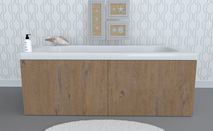 Экран под ванну откидной TR-5-402 амарант