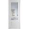 Межкомнатная дверь эмаль Profil Doors 3.5.4PD крем вайт остеклённая