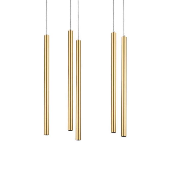 L5T747233 Люстра TUBO LED 25W 1500LM 25G ЗОЛОТО 3000K