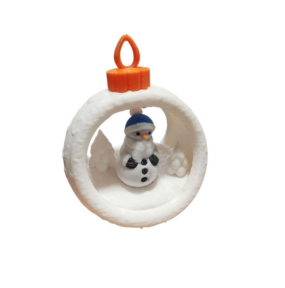 Ёлочная игрушка "Снеговик"