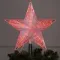 Светодиодная макушка Звезда красная 22 см., 30 LED, провод 2 м., 220 В., Luazon Lighting (1354075)