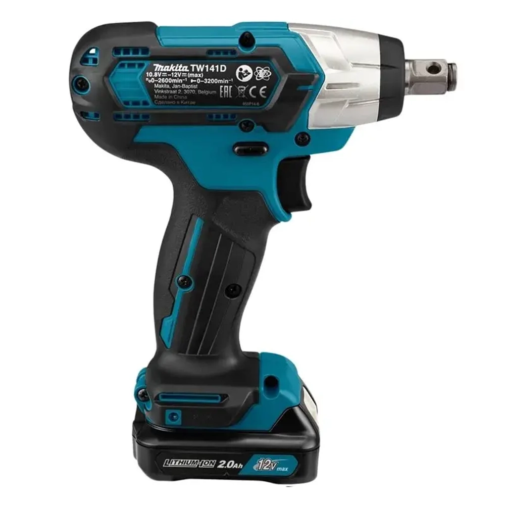 Makita TW141DWAE аккумуляторный гайковерт (2 x 2 Ач, ЗУ)